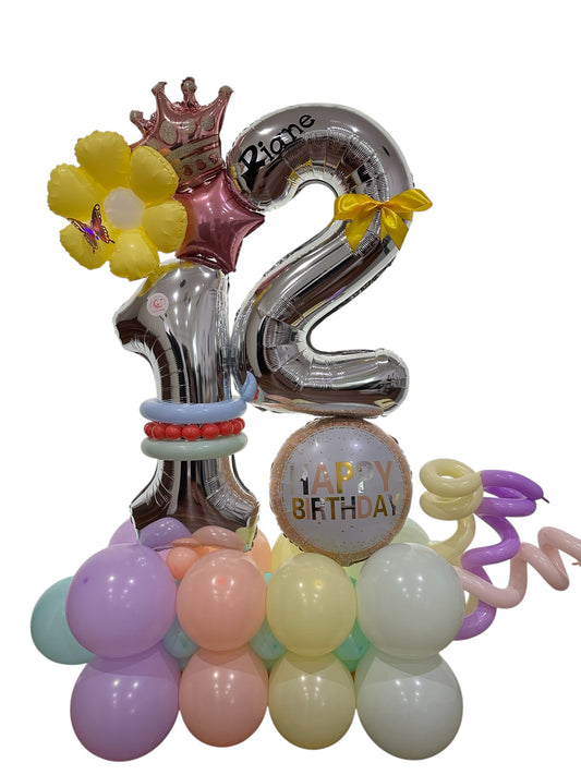 Birthday Balloon Stack