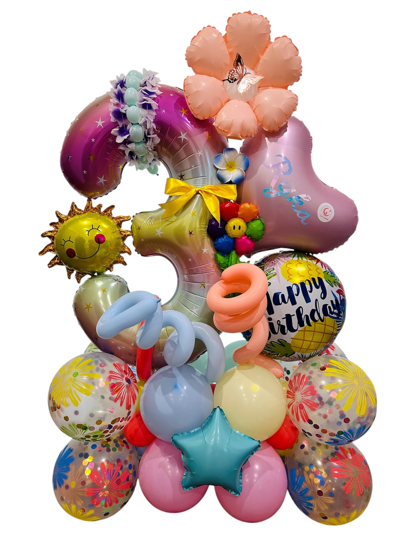 Birthday Balloon Stack