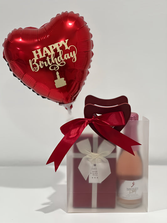 Red Frosted Gift Bag