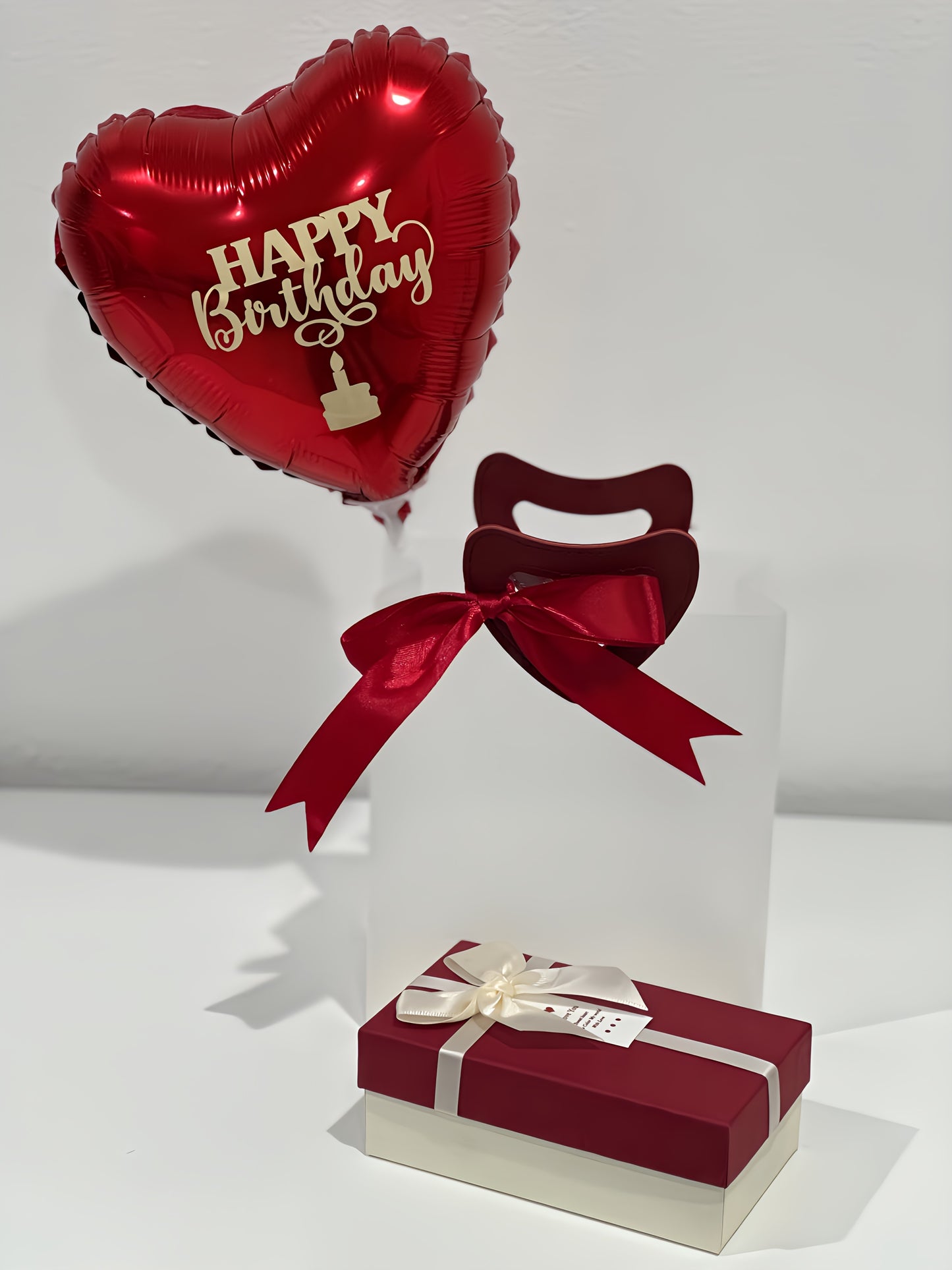 Red Frosted Gift Bag